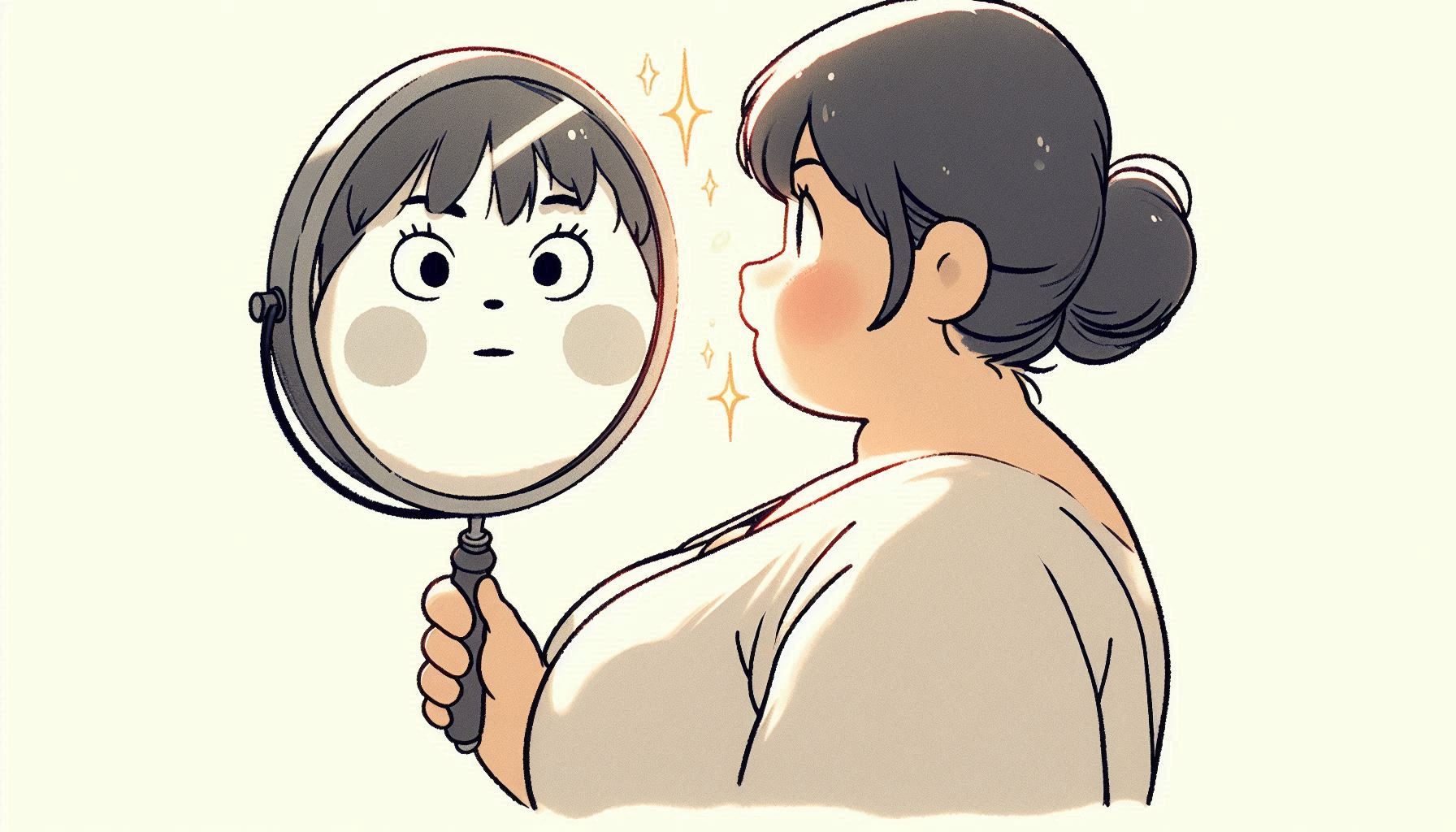 על שיער פלומתי ומראות מגדילות