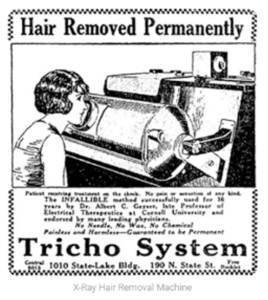 מכשיר רנטגן להסרת שיער